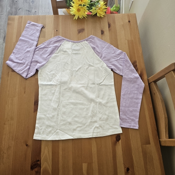 Girls' Barbie 'We Got This' Long Sleeve Raglan Graphic T-Shirt - Purple - Picture 5 of 7